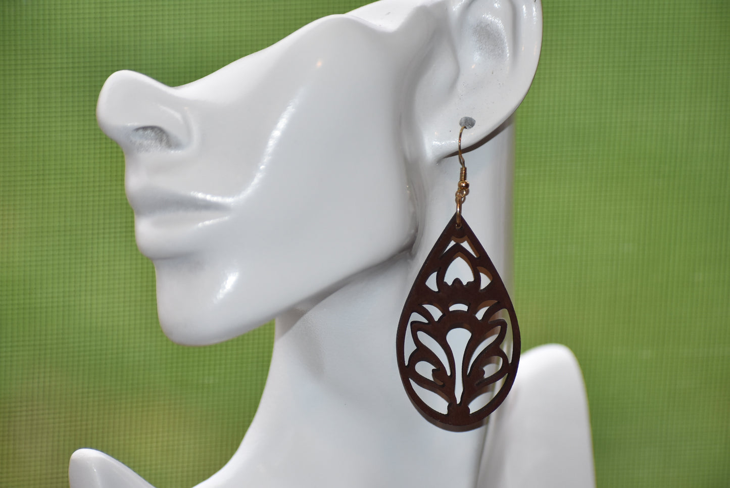 Show off your style with the Brown Collection! Our uniquely designed wood hook earrings are the perfect accessory for any ensemble - lightweight and comfortable so you can wear them all the day through. And just the right length so they'll never miss a beat! Add an extra touch of sophistication to your winter wardrobe!